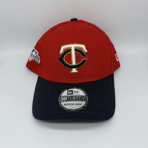 Casquette New Era Minnesota Twins Fitted - Taille 7 1/8 - Bleu Et Rouge - Occasion